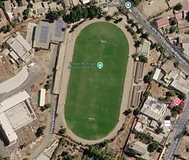 Mapa del estadio